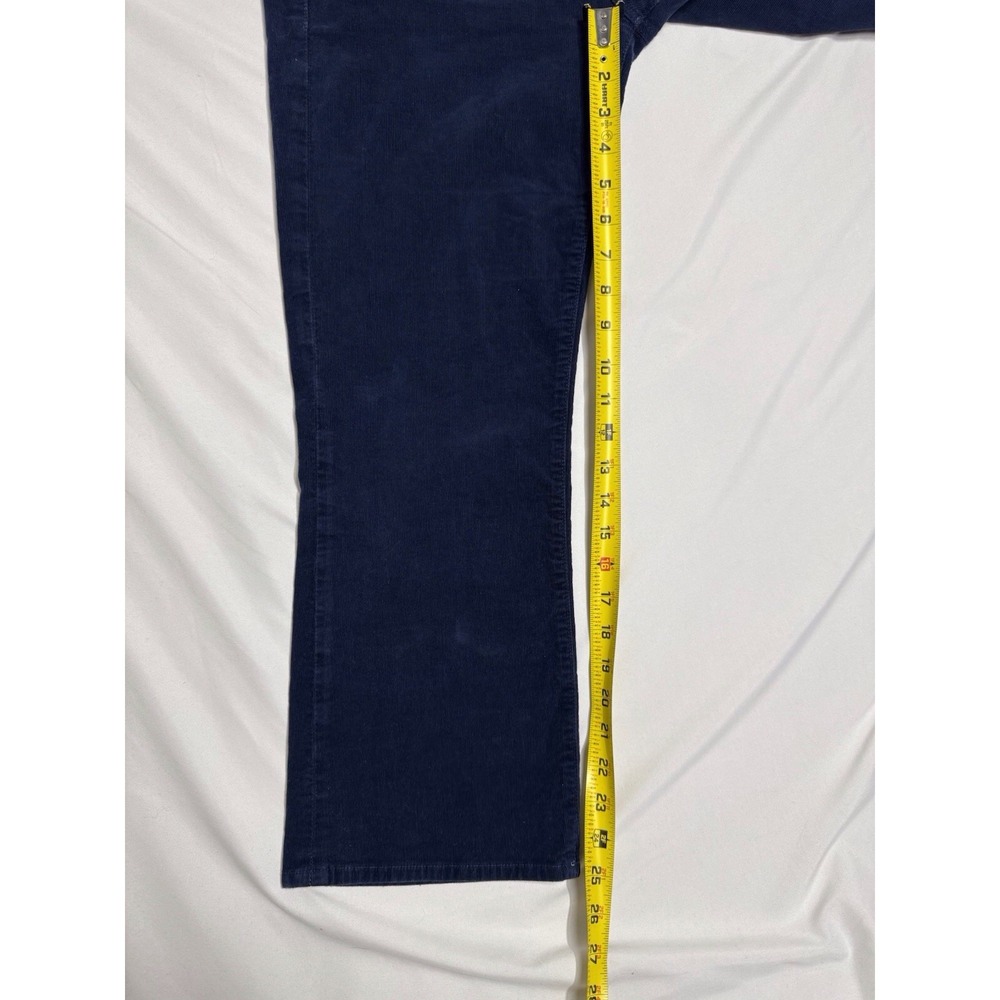 Mother The Outsider Crop Hopscotch Blue Corduroy Womens Size 29 - Picture 6 of 7